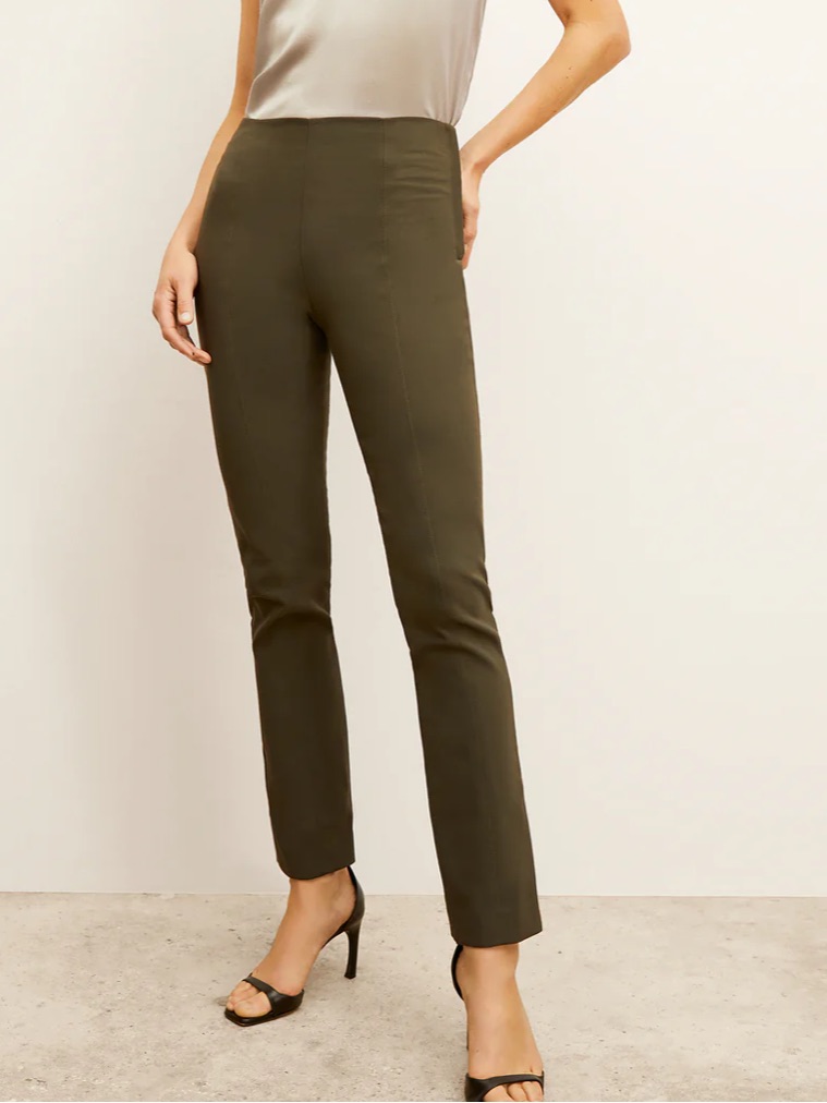 Mm Lafleur Foster Cigarette Pants Olive Green Size 4 Nwt New